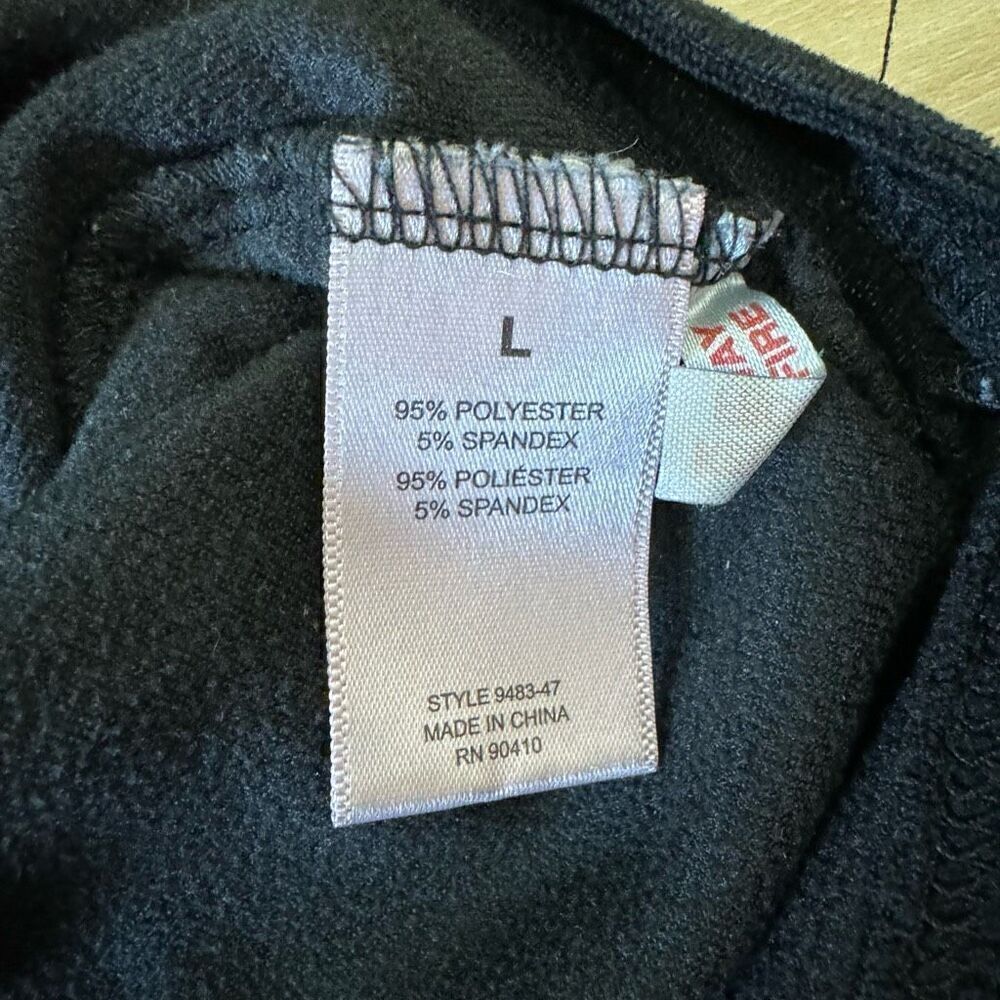 Juicy Couture Size L Short Sleeve Velour Sleep Shirt Black Studded Bedazzled Y2K - Picture 3 of 4